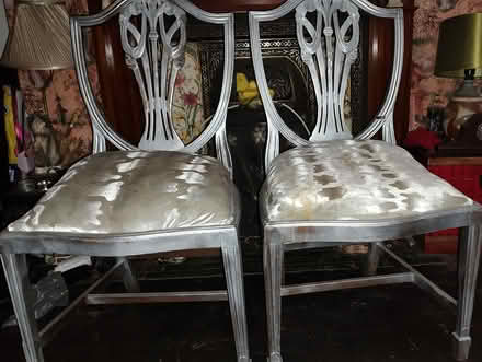 Photo of free Pair of Silver Dining Chairs (Bootle, L20 L20) #2
