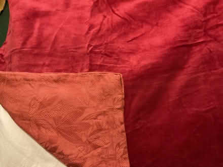Photo of free Thick red velvet material. (Bradenstoke SN15) #1