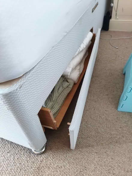 Photo of free Double Divan Bed frame with Drawers (Bedminster BS3) #3