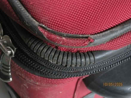 Photo of free Large Red Suitcase (Bowie) #3