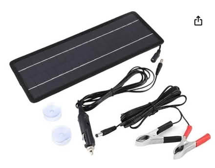 Photo of 12v vehicle solar battery charger. (Silverhill TN37) #1