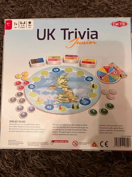 Photo of free Uk Trivia board game (Hemel, HP3) #2