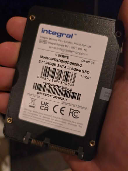 Photo of free SSD (Woolwich SE18) #1