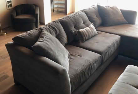 Photo of free Couch With Storage Ottoman (Mountain Shores) #1