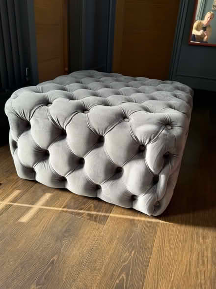 Photo of free Grey pouffe (Theydon Bois CM16) #1