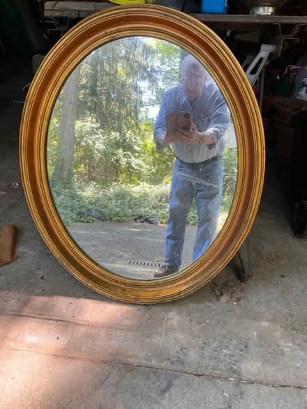 Photo of free Large Oval Mirror in Frame (Guilford) #2