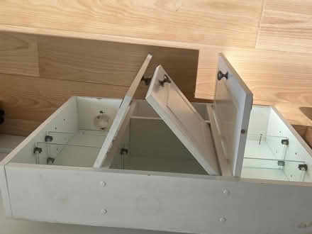 Photo of free White wooden Bathroom cabinet (City Centre NR1) #2