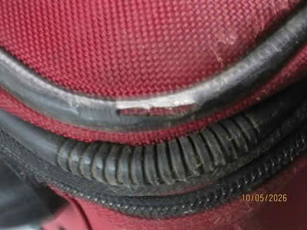 Photo of free Large Red Suitcase (Bowie) #4