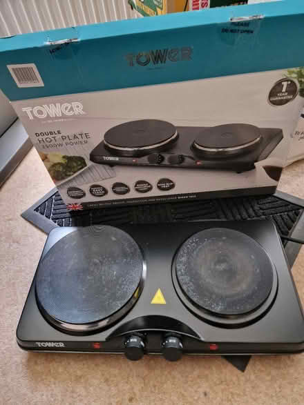 Photo of free 2 Ring Hot Plate (Hawkinge CT18) #1