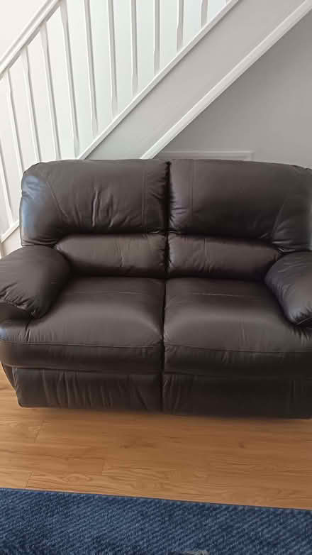 Photo of free Two 2 Seater leather sofas (Dunstable LU6) #1