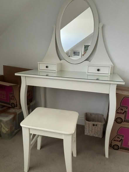 Photo of free Ikea dressing table & stool - white (Chiswick W4) #3
