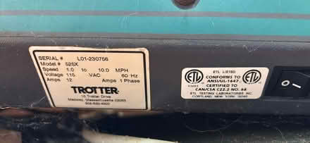 Photo of free Trotter Treadmill (White Pond Rd) #3