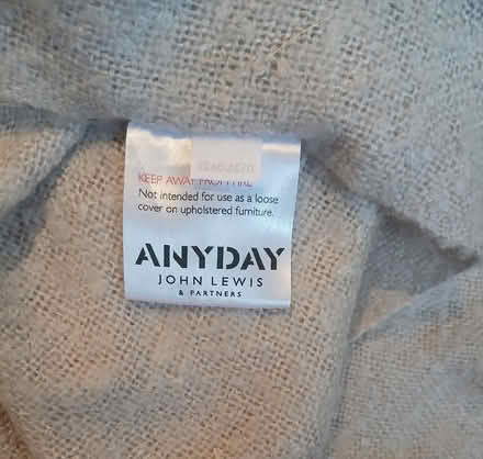 Photo of free Two ivory coloured throws (Harrogate HG2) #2
