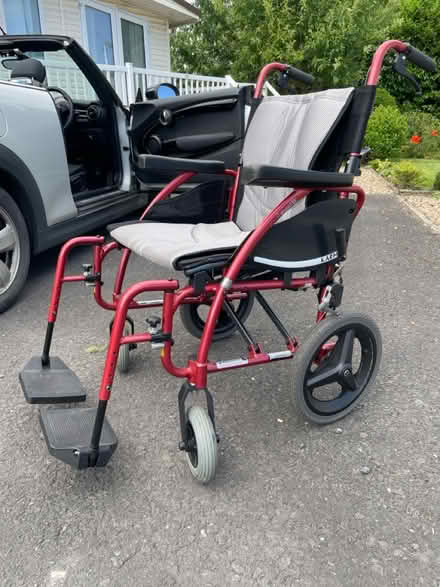 Photo of free Light weight transport wheelchair (Banks, PR9) #1