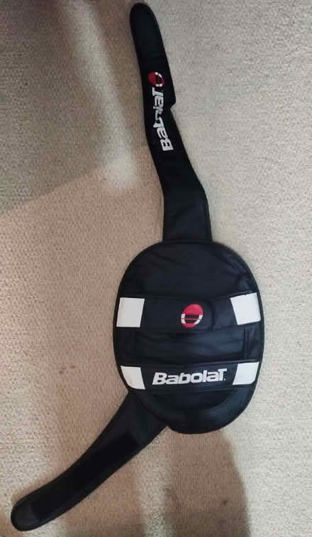 Photo of free Babolat Tennis Racket – Black & Yellow – With Protective Cov (Frog Island LE4) #3