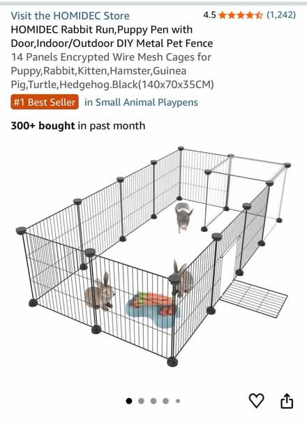 Photo of free Hamster rabbit kitten pen (Barkingside IG6) #1
