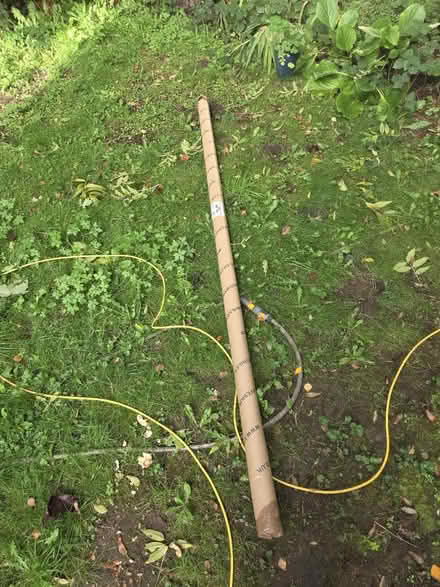 Photo of free Approx 3m Empty Cardboard Tube (Prestwich M25) #1