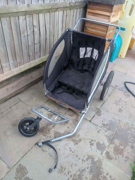 Photo of free 2 Child Bike Trailer/Stroller (Kinson Village Green Stocks BH10) #1
