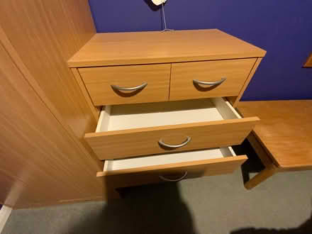 Photo of free Bedroom furniture (three pieces) (Woodley RG5) #2