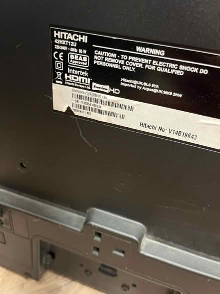 Photo of free Hitachi tv (Stretford/trafford M32) #2