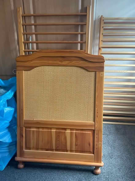 Photo of free Wooden Cot (Walkinstown) #2