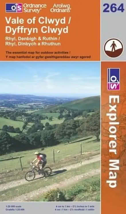 Photo of OS Explorer map of Prestatyn area (Prestatyn LL19) #1