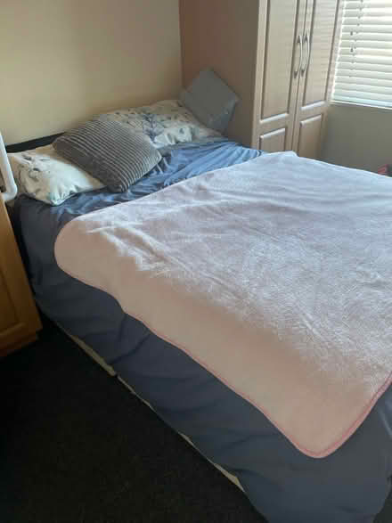 Photo of free Double bed with headboard (Walkinstown) #2