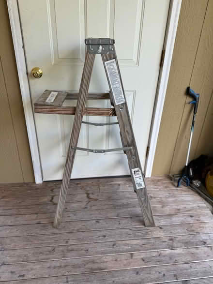 Photo of free Wooden ladder (McCollum Park area) #1