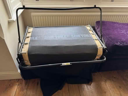 Photo of free Two purple sofa beds which fold out into two single beds (Ealing W13) #4