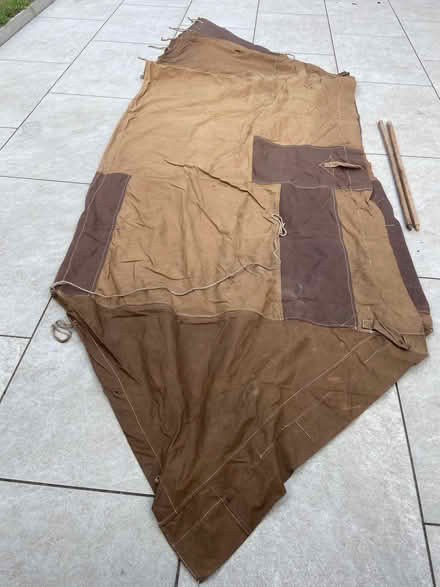 Photo of free Old canvas 2 man tent (Rifle Range No 2 GU12) #1