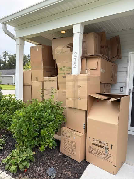 Photo of free moving boxes & packing paper (Off N Main St, Mackey Farms) #2