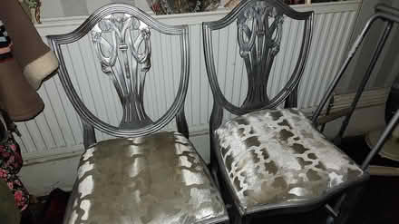 Photo of free Pair of Silver Dining Chairs (Bootle, L20 L20) #1