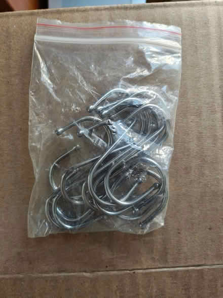 Photo of free Set of shower curtain hooks (Hamilton Heights) #1