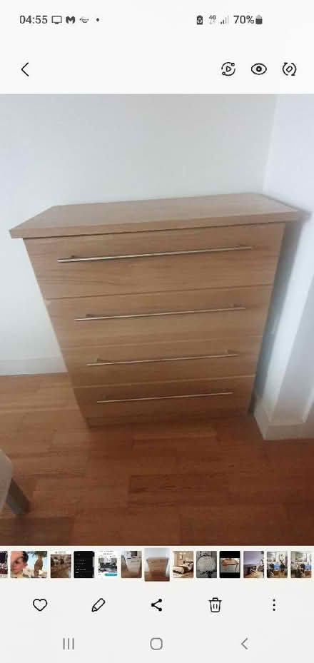 Photo of free Wardrobe, chest of drawers and x2 bedside tables (Castlefield M15) #1
