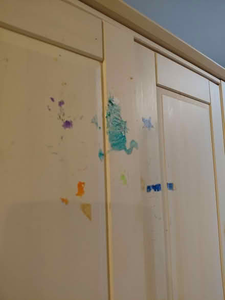 Photo of free White wood effect wardrobe (Singleton TN23) #2