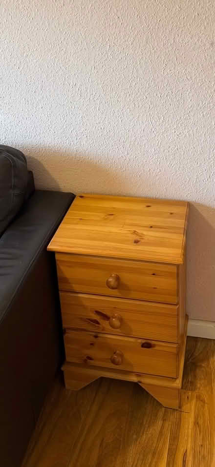 Photo of free 3 small bedside chests (Romford) #2