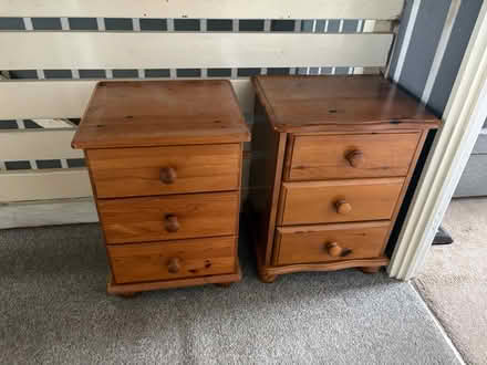 Photo of free Pine bedside tables (grovehill HP2) #1