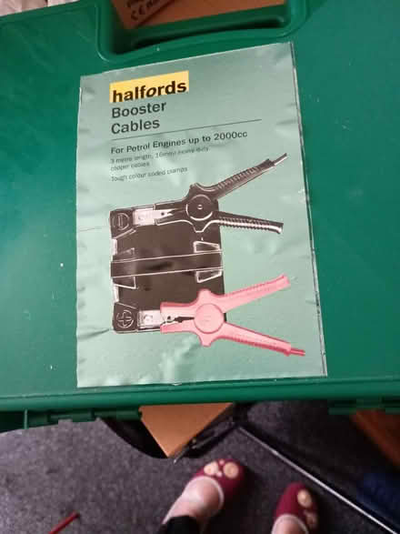 Photo of free Halfords booster cables (Bexhill tn40) #1