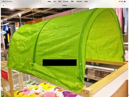 Photo of free IKEA bed tent for Kura cabin bed (Bodmin PL31) #1
