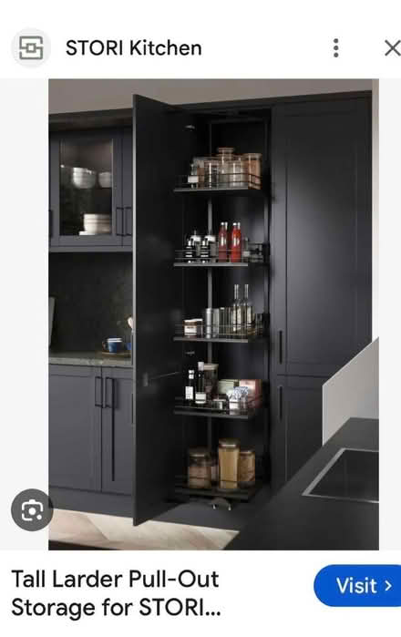 Photo of free Howdens larder pull out shelves (Hertford SG14) #1