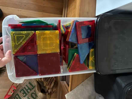 Photo of free Lincoln logs and Magna Tiles (San Rafael) #2