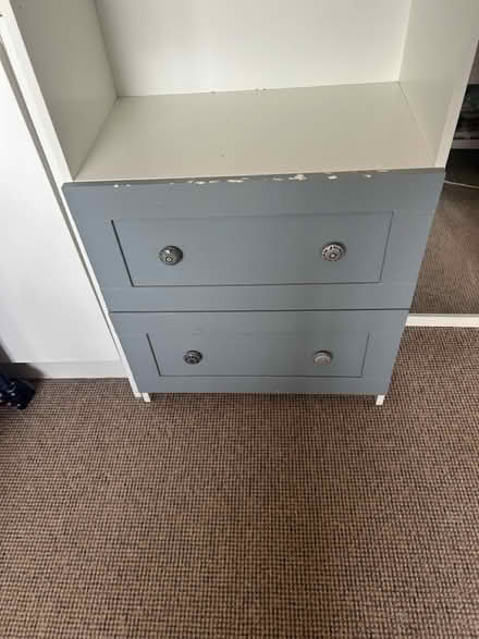 Photo of free Shelving unit with two drawers (Northwick,Worcester WR3) #3