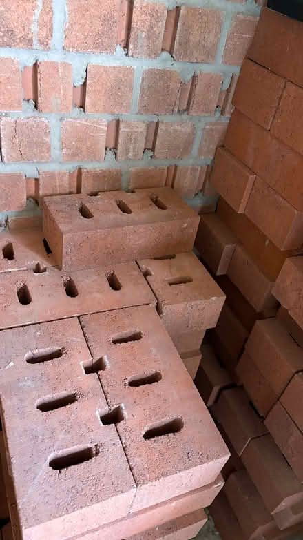 Photo of free red perforated clay bricks (Imjin Barracks GL3) #2