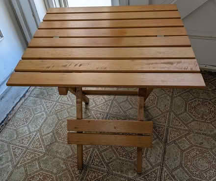 Photo of free small folding table (Anna st in Teaneck) #2