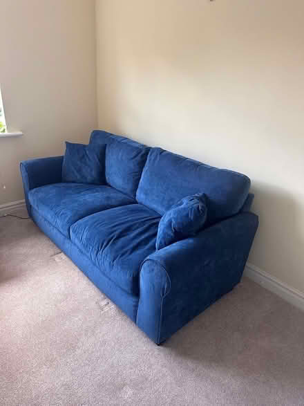 Photo of free Blue 3-seater sofa (Kirkstall LS5) #2
