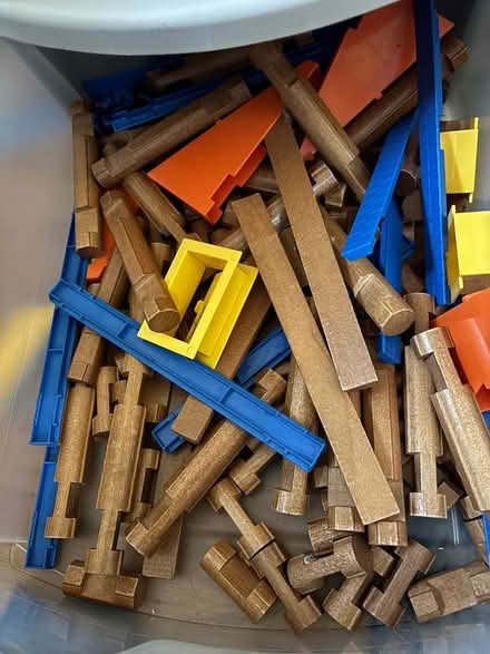 Photo of free Lincoln logs and Magna Tiles (San Rafael) #1