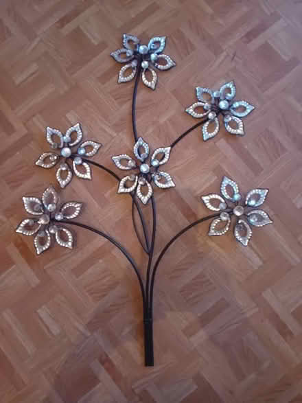 Photo of free Black/silver/blue metal wall art (Rose Hill OX4) #1