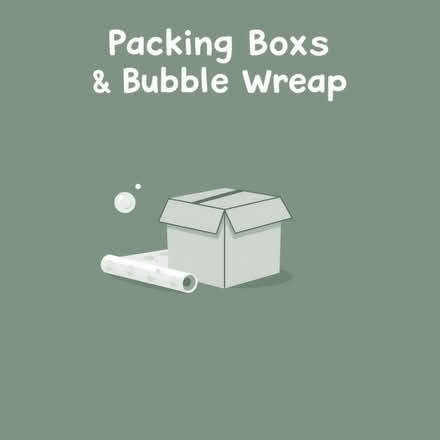 Photo of Packing Boxes & Bubble Wrap (Burnham Station SL1) #1