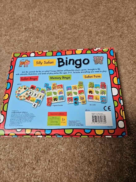 Photo of free Pre-school game. Silly Safari Bingo (Drayton OX14) #2