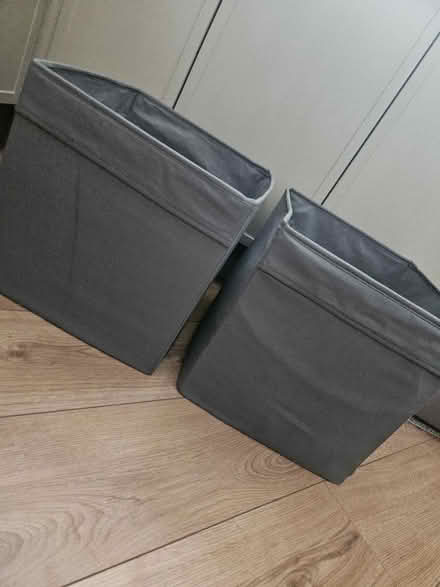 Photo of free Ikea Kallax boxes x2 (Handsworth) #2